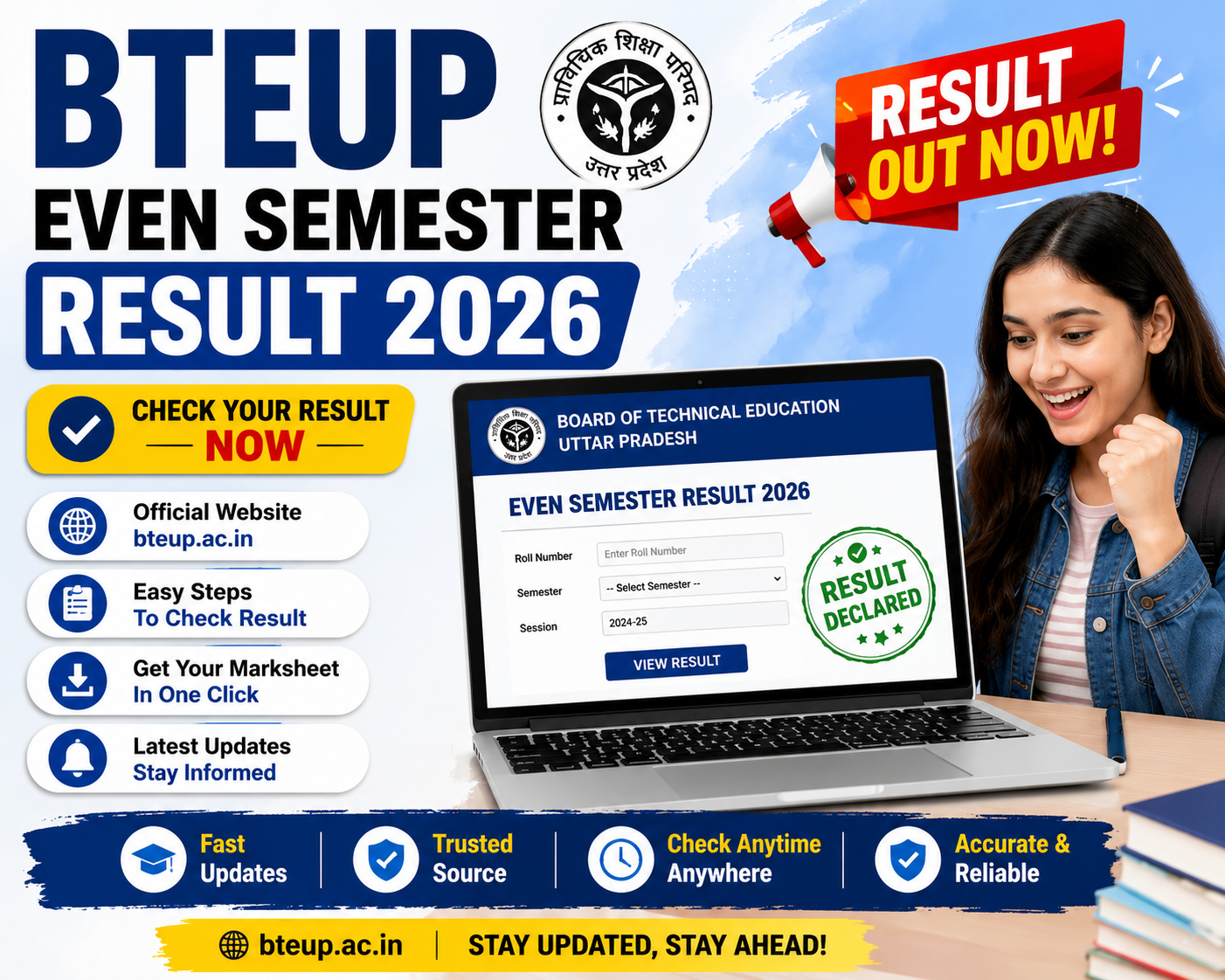 BTEUP Even Sem Result 2026 Finally Released: Check Now