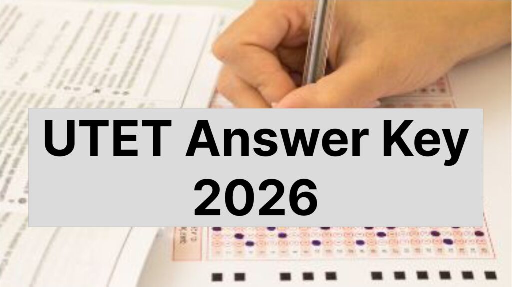 UTET 2026 Answer Key 